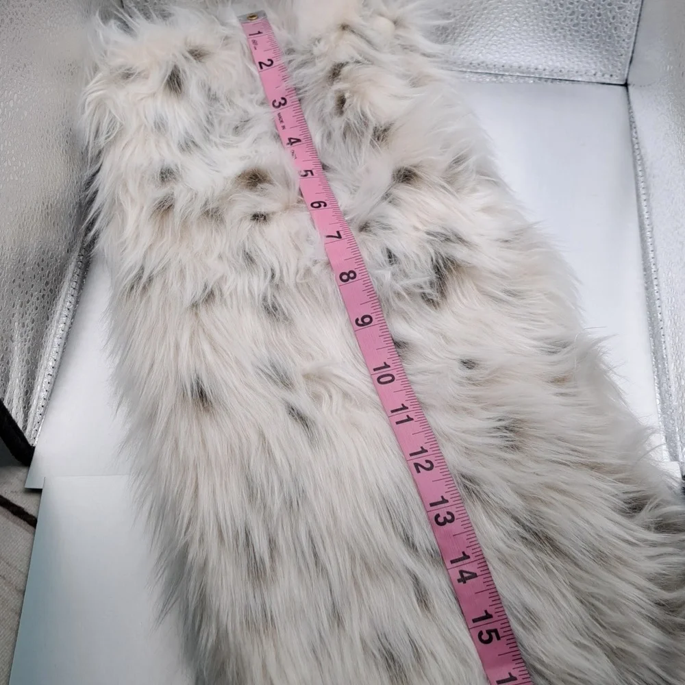 Chico's Cora Pull Through Faux Fur Scarf